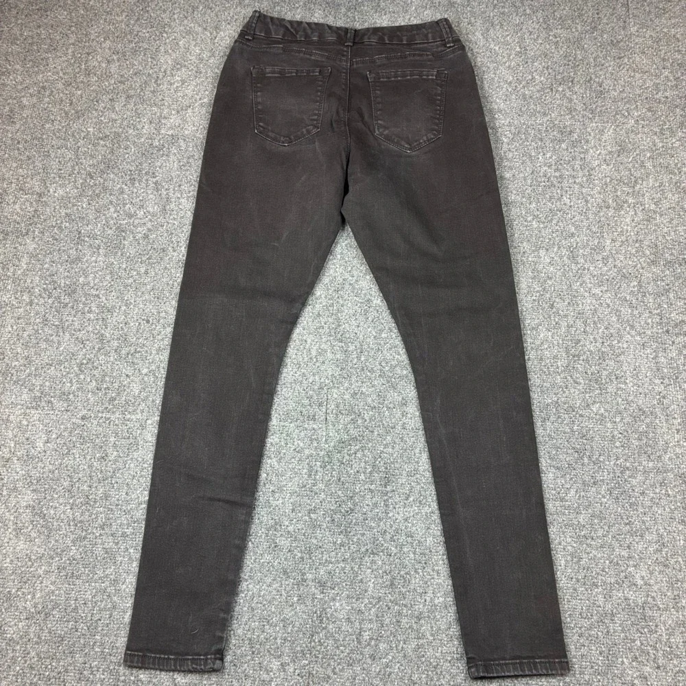 Bandolino Smooth Operator Skinny Jeans Womens 8‎ Faded Black Stretch Denim Pants